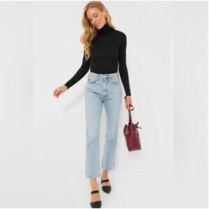 AGOLDE Pinch Waist High Rise Kick Jeans Size 31 12 90's Riptide Light Blue